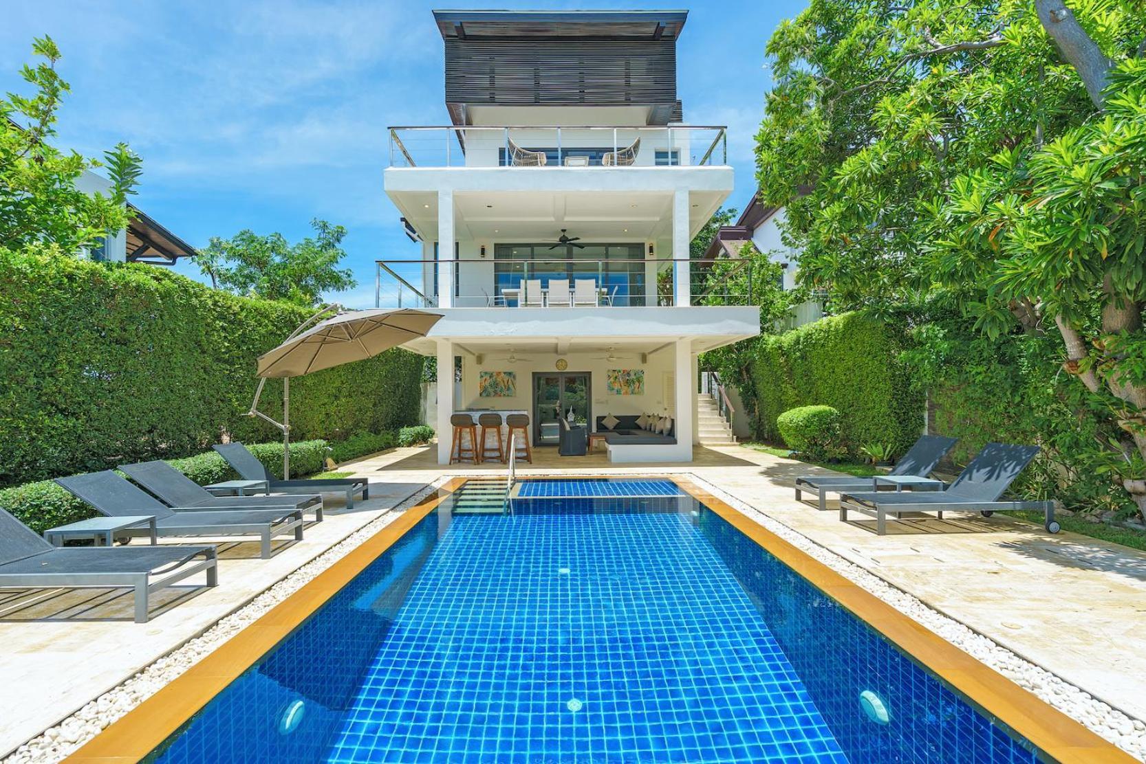 3 Bedroom Luxury 5 Star Seaview Villa Esprit Sdv087-By Samui Dream Villas 방 락 외부 사진
